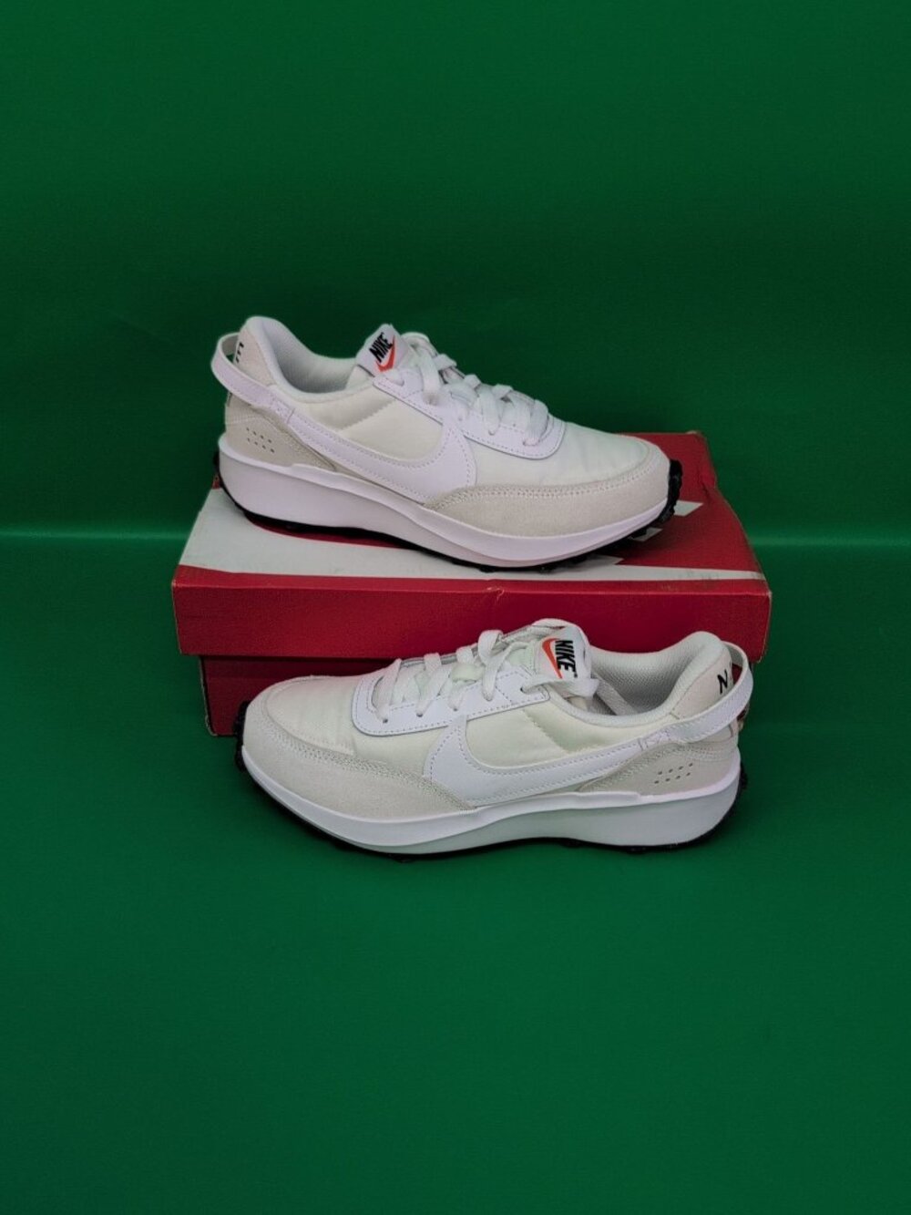 Nike Waffle Debut Running Sneakers Women's Training Shoes US 6 White DH9523-100
